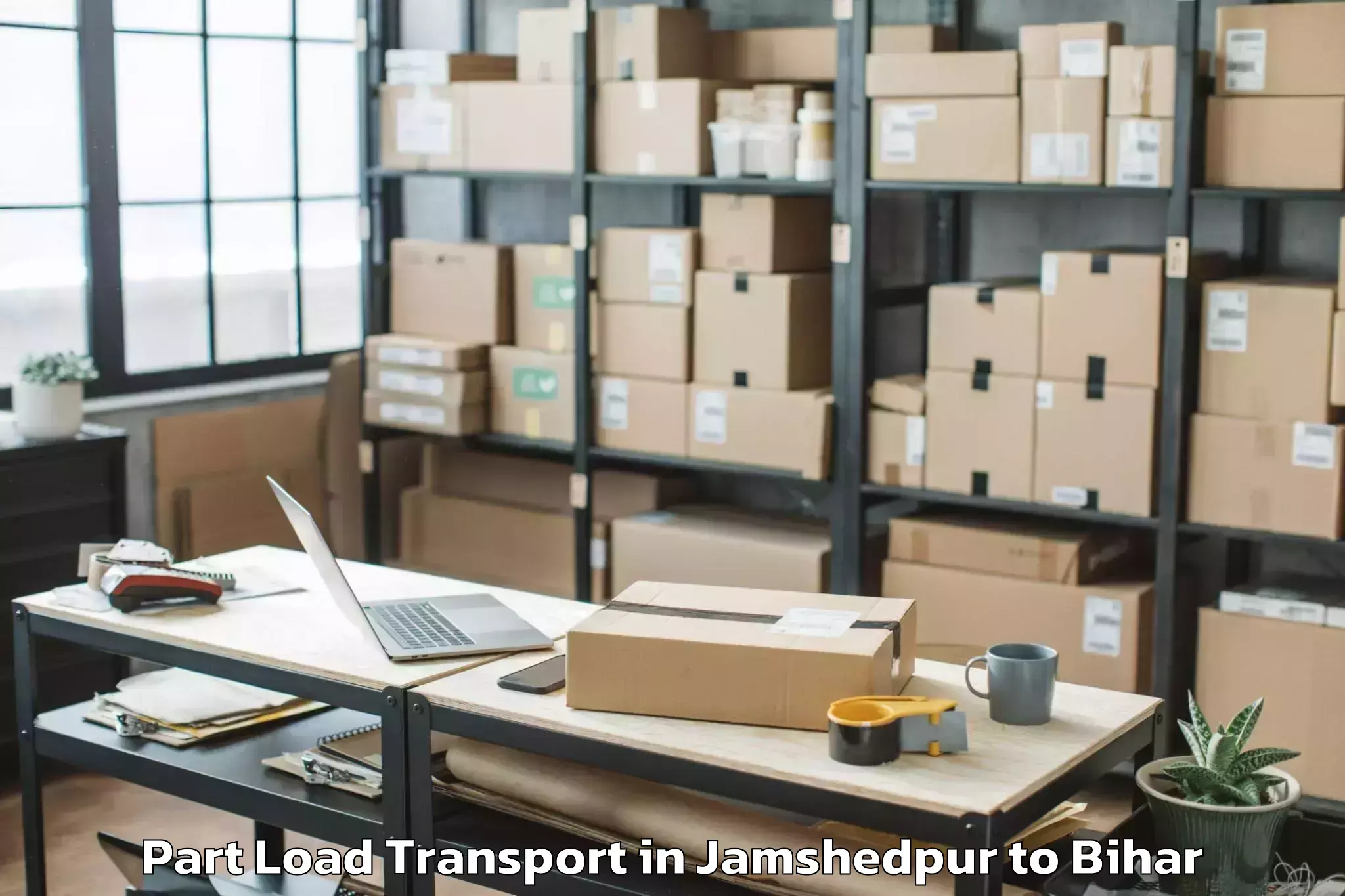 Easy Jamshedpur to Lauriya Nandangarh Part Load Transport Booking